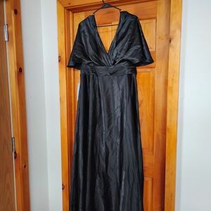 Azazie Elegant Black Backless Gown